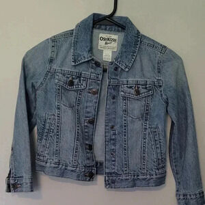 OshKosh B'gosh Kids Classic 100% Cotton Trucker Denim jean Jacket